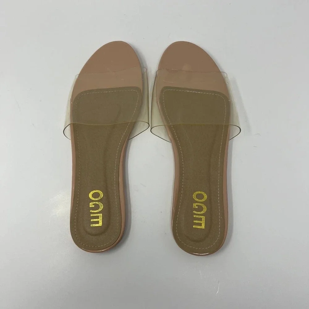 Ego Kerrie Clear Perspex Mule Sandals Women's Size 7 - Picture 4 of 10